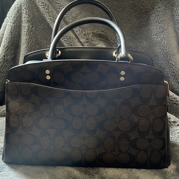 Coach coated canvas medium satchel - Picture 2 of 5